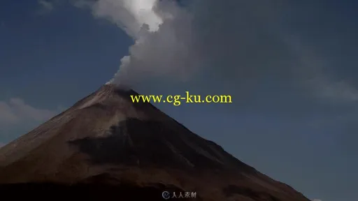 火山口延时视频素材的图片2