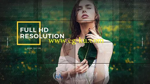 优雅时尚的方块照片幻灯片相册动画AE模板Videohive Elegant Squares Slideshow 1...的图片1