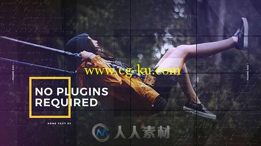 优雅时尚的方块照片幻灯片相册动画AE模板Videohive Elegant Squares Slideshow 1...的图片3