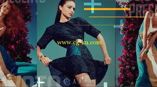 时尚酷炫杂志图片开场宣传片动画AE模板 Videohive Fashion Magazine Opener&...的图片1