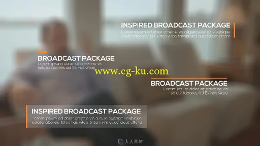 优雅时尚的电视节目广播包幻灯片AE模板 Videohive Inspired Broadcast Package...的图片3