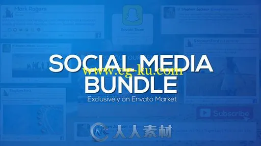 时尚社交媒体视频展示宣传AE模板 Videohive Social Media Bundle 16974172的图片1