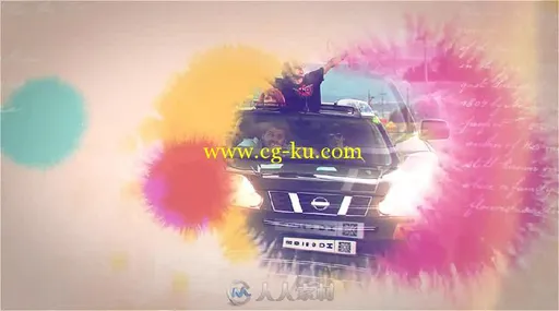 美丽时尚的水彩幻灯片相册动画AE模板 Videohive Watercolor Slideshow 17733386的图片7