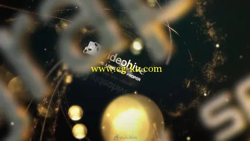 美丽华贵的圣诞节金色粒子标志LOGO演绎AE模板 Videohive Christmas Particle Logo的图片3