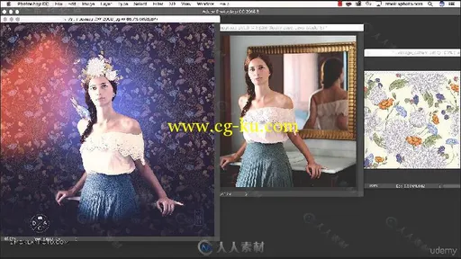 PS高品质复古美女合成特效视频教程 UDEMY FINE ART COMPOSITING WITH PHOTOSHOP CC的图片1