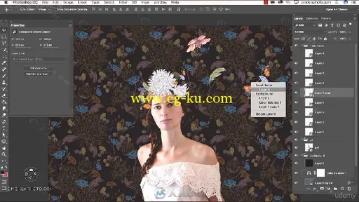 PS高品质复古美女合成特效视频教程 UDEMY FINE ART COMPOSITING WITH PHOTOSHOP CC的图片5