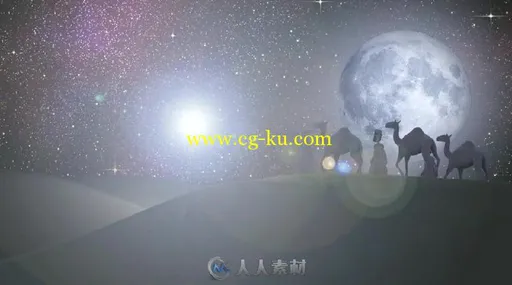 惹人喜爱的婴孩耶稣圣诞节动画AE模板 Videohive Christmas 13558162的图片2