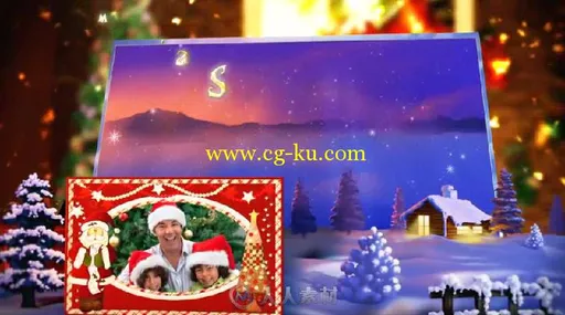 神奇圣诞魔法书弹出美丽圣诞世界相册动画AE模板Videohive Christmas Pop-Up Book ...的图片3