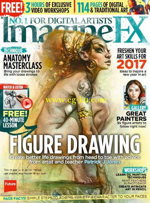 科幻数字艺术杂志2017年2月刊 IMAGINEFX FEBRUARY 2017的图片1