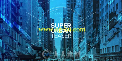 超酷科技效果城市记录宣传片AE模板 Videohive Super Urban Teaser 19189709的图片1