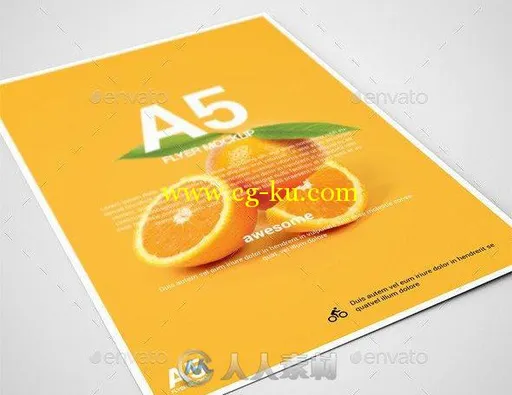A5水果宣传海波PSD模板的图片2
