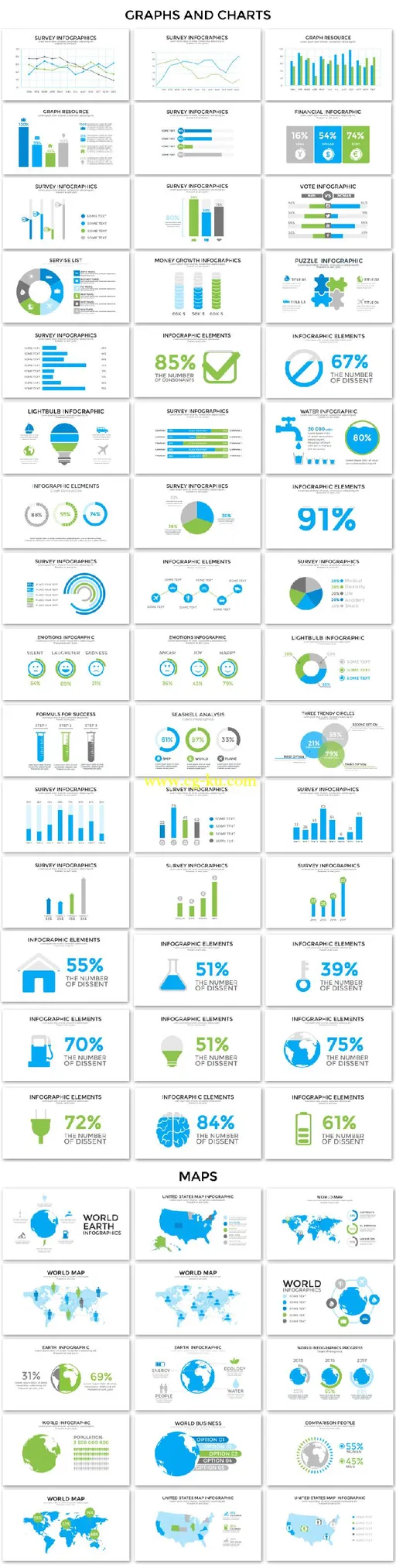 公司企业商务信息图表数据动画AE模板 Videohive Infographics Mega Bundle 19185270的图片1