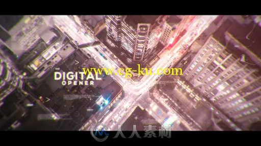 美丽梦幻的数字视差幻灯片相册动画AE模板Videohive Digital Parallax Opener | Sl...的图片1