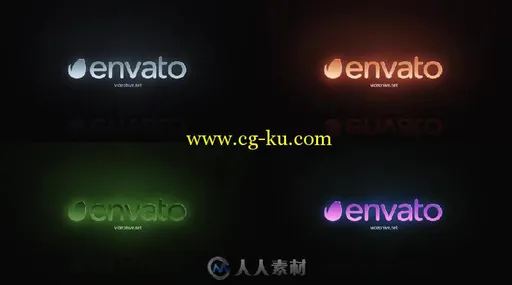 超酷魔幻立方体粒子光线标志显示LOGO演绎AE模板 Videohive Cube | Logo Reveal的图片3