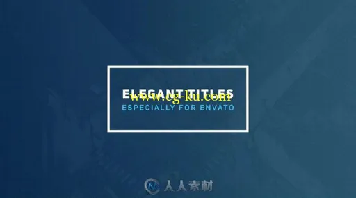 优雅时尚的文字字幕标题动画AE模板 Videohive Elegant Titles 2的图片2