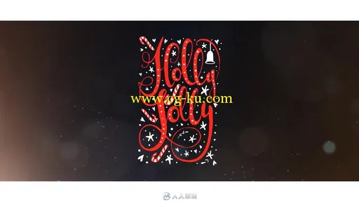 10个美丽的手绘圣诞节标题动画AE模板Videohive10 Hand Drawn Animated Christmas ...的图片3