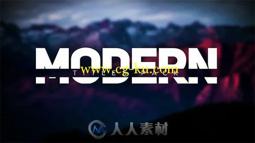 现代时尚文字字幕标题动画AE模板 Videohive Modern Intro Titles Pack lll 19254191的图片1