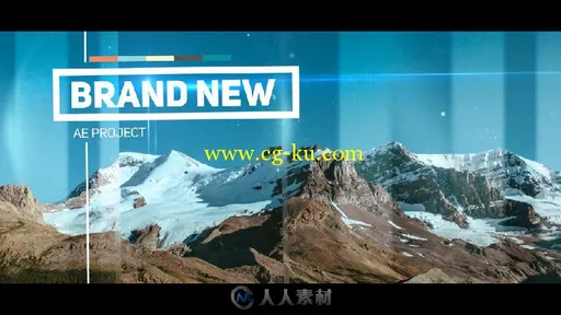 时尚梦幻镜面幻灯片相册动画AE模板 Videohive The Slideshow 17944703的图片1