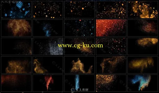 36组超炫粒子4K背景视频素材合辑 MOTIONVFX MGLITTER的图片1