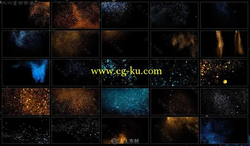 36组超炫粒子4K背景视频素材合辑 MOTIONVFX MGLITTER的图片4