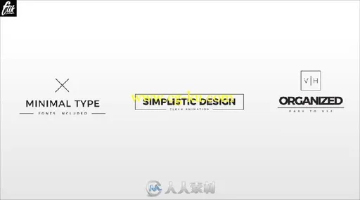 时尚简单线条文字标题字幕条动画AE模板Videohive Ultra Minimal Titles Pack 1918...的图片3