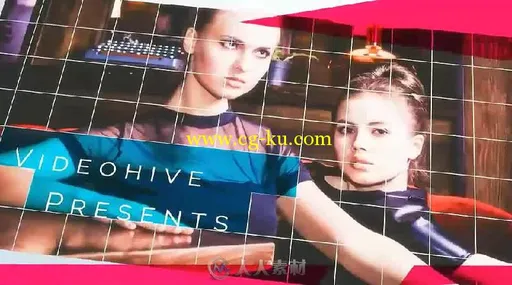 时尚方块组合照片幻灯片相册动画AE模板 Videohive Fashion Opener 18498149的图片2