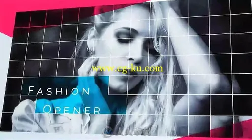 时尚方块组合照片幻灯片相册动画AE模板 Videohive Fashion Opener 18498149的图片3