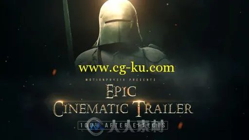 史诗震撼动作电影预告片AE模板 Videohive Epic Cinematic Trailer 19255226的图片1