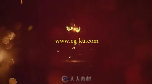 时尚美丽金色粒子标题动画AE模板Videohive Chinese New Year Greetings 2017 1928...的图片3