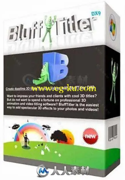 BluffTitler Pro三维标题动画制作软件V13.1.0.0版 BLUFFTITLER ULTIMATE 13.1.0.0 WIN的图片1