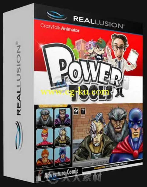 CrazyTalk动画制作工具包与卡通解决方案合辑 CRAZYTALK ANIMATOR POWER TOOLS + CA...的图片1