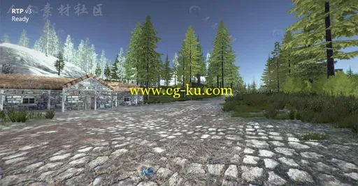 高山树林场景环境3D模型Unity游戏素材资源的图片10