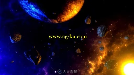 宇宙太空星球展示视频素材的图片1