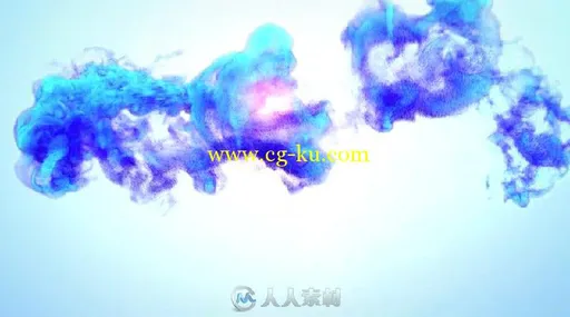 美丽优雅炫彩水墨粒子标志显示AE模板Videohive Trailing Particles Logo Reveal 1...的图片2