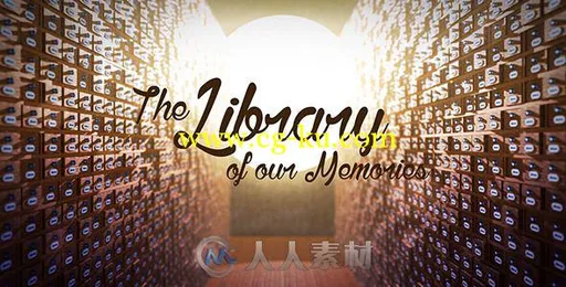 三维图书馆我们的回忆幻灯片相册动画AE模板Videohive The Library of our Memorie...的图片2