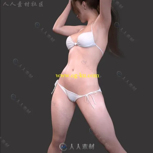 美丽性感苗条的幻想女性3D模型合辑的图片3