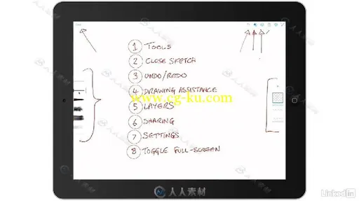 PS移动端ipad数字绘画基础训练视频教程 Drawing with Photoshop Sketch的图片1