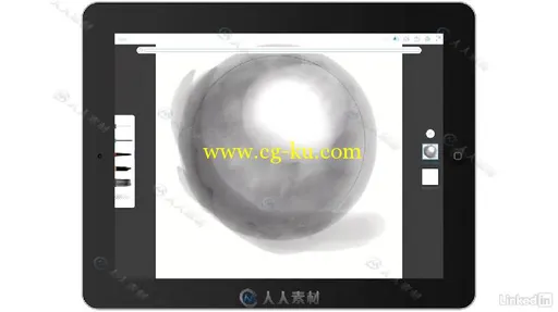 PS移动端ipad数字绘画基础训练视频教程 Drawing with Photoshop Sketch的图片2