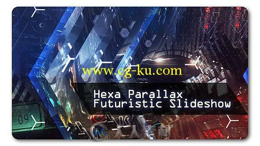 超酷未来科技风格视差幻灯片相册动画AE模板Videohive Hexa Parallax Futuristic S...的图片2