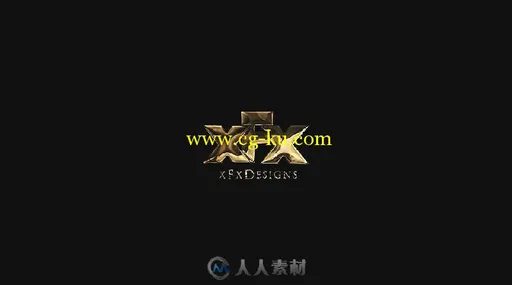 金色豪华光泽企业标志显示Logo演绎AE模板Videohive Golden Luxury Logo Reveal 19...的图片3