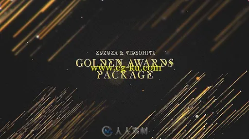 史诗大气电影颁奖典礼视频开场AE模板 Videohive Golden Awards Package 19027810的图片8