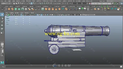 Substance Designer古代船炮材质贴图视频教程第二季 3DMOTIVE CANNON TEXTURING IN...的图片1