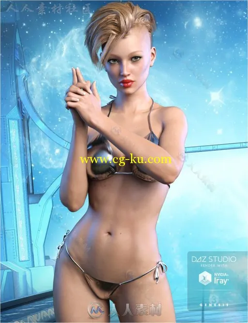 美丽性感的星际女性战士3D模型合辑的图片2