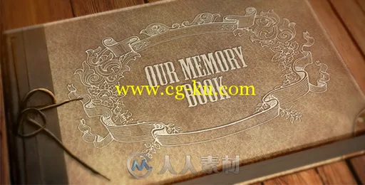 时尚复古魔法书籍展示照片回忆幻灯片相册动画AE模板 Videohive Memory Book的图片1