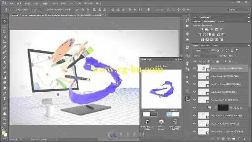 PS中3D智能对象PixelSquid插件视频教程 TUTSPLUS HOW TO USE THE PIXELSQUID PLUGI...的图片3