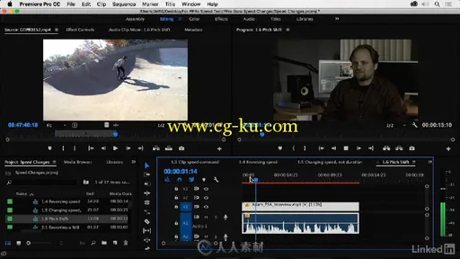 Premiere视频帧速率技术视频教程 Premiere Pro Guru Speed Changes的图片3