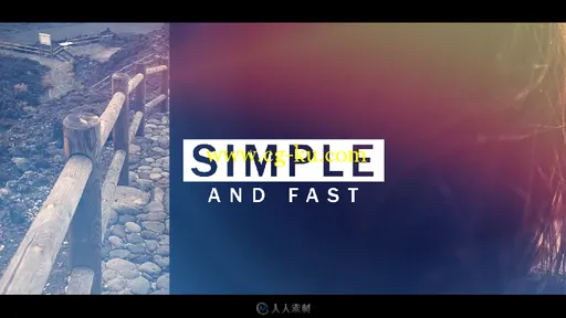 现代美丽快速切换照片幻灯片相册动画AE模板 Videohive Fast and Clean Slideshow ...的图片1