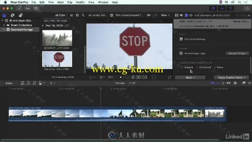 Final Cut Pro X在线与离线工作流程视频教程 Final Cut Pro X Guru Online Offline...的图片3