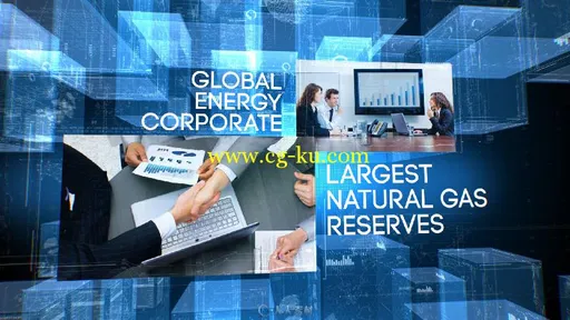 高科技震撼透明方块展示企业新闻幻灯片AE模板 Videohive Corporate News 17214501的图片3