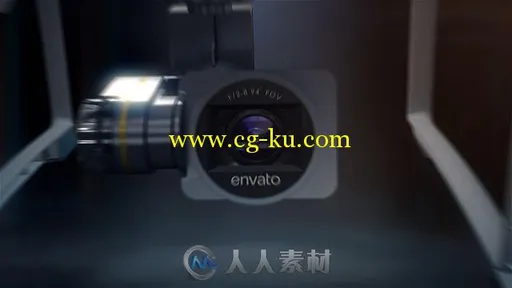 城市航拍宣传片头无人机四轴飞行器展示AE模板Videohive Quadcopter Phantom 16297...的图片1